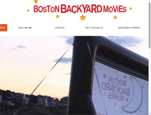 Tablet Screenshot of bostonbackyardmovies.com